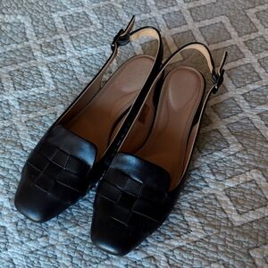 2" Block heel sling backs